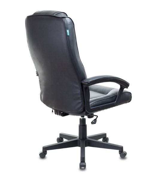 Кресло руководителя Бюрократ T-9906N/BLACK черный, кожа