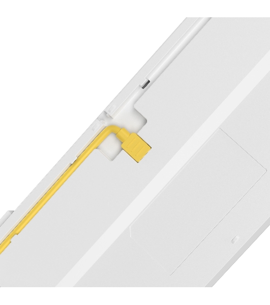 Клавиатура проводная A4Tech Bloody S87 Energy (S87 USB ENERGY WHITE) USB белый/желтый
