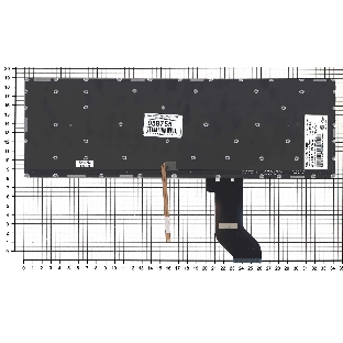 Клавиатура для ноутбука Lenovo IdeaPad Y700 Y700-15ISK черная без рамки с подсветкой