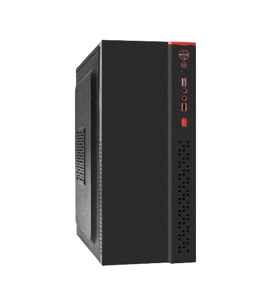 Компьютерный корпус Miditower ExeGate AA-443U-UNS350 (ATX, БП UNS350 с вент. 12см, 2хUSB+1хUSB 3.0+HD Audio, черный)