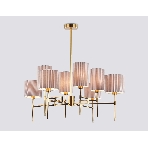Люстра Ambrella light LH72383/8 BS/GR латунь/серый E14*8 max 40W D810*705, фото7