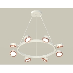 Светильник Ambrella light XB9195153/8 SWH/PPG белый песок/золото розовое полированное GX53 (C9195, N8126), фото3