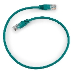Патч-корд UTP Cablexpert cat.5e, 0.5м, литой, многожильный, зеленый, фото 1