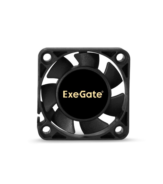 Вентилятор для корпуса ExeGate EX04010S2P черный, 40 мм, 5000 об/мин, 24 дБ, 2 pin