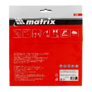 Пильный диск по дереву Matrix, ф185 х 20 мм, 36 зубьев + кольцо 20/16