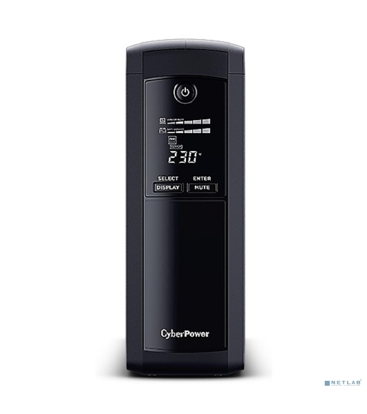 Источник бесперебойного питания CyberPower VP1200ELCD/1200 ВА/720 Вт/5 х CEE 7 (евророзетка)