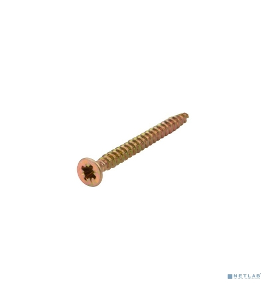 Саморез универсальный Kranz 3.5х35, желтый цинк, пакет (25шт.)