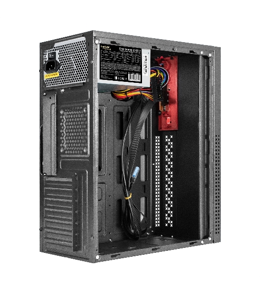 Компьютерный корпус Miditower ExeGate AA-443U-UNS350 (ATX, БП UNS350 с вент. 12см, 2хUSB+1хUSB 3.0+HD Audio, черный)