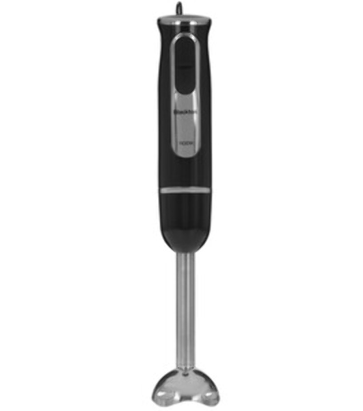 Блендер Blackton Bt HB1030SS черный, 1100 Вт, Регулировка скорости (кол-во): 2 скоростных режима, Тип управления (механический/электронный): Механический, Мерный стакан: Да, Объем мерного стакана, мл: 600 мл, Скорость работы в режиме 'Турбо' (об/мин): 15000 об/мин, Скорость работы в основном режиме (об/мин): 10000 об/мин, Тип двигателя: DC, Турборежим: Да, Уровень шума: Прибл. 70 дБ, Материал погружной части: нержавеющая сталь AISI 304, Длина сетевого шнура: Прибл. 1.2 м