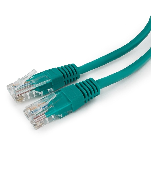 Патч-корд UTP Cablexpert cat.5e, 0.5м, литой, многожильный, зеленый