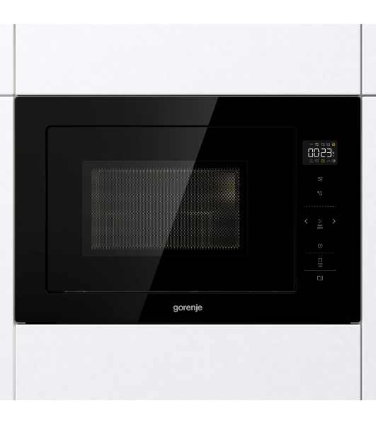 Встраиваемая микроволновая печь Gorenje BM251SG2BG, 25л, 900Вт, черный