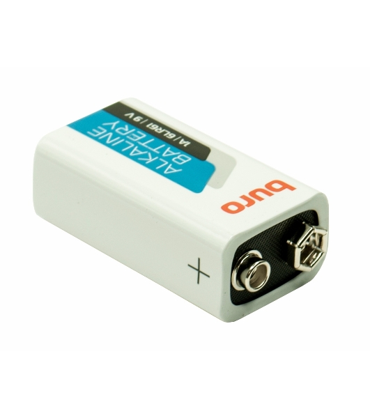 Батарея Buro Alkaline 6LR61 9V (1шт) блистер