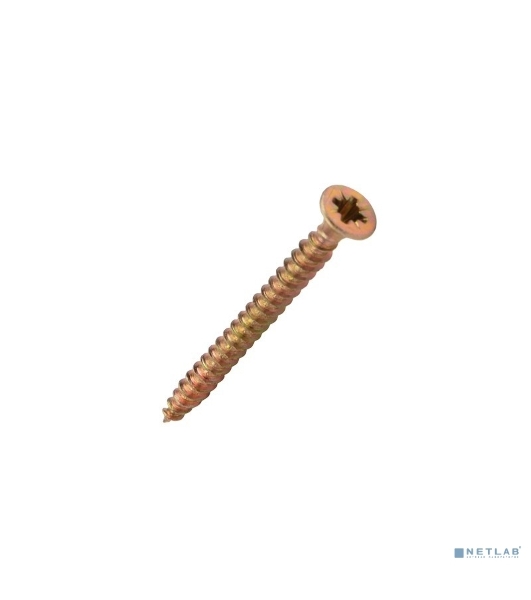 Саморез универсальный Kranz 3.5х35, желтый цинк, пакет (25шт.)