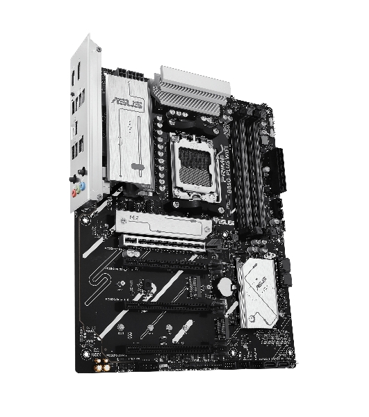 Материнская плата ASUS PRIME B850-PLUS WIFI, AM5, AMD B850, 4xDDR5, 4xSATA, 3xM.2, 1xPCIe 5.0 x16, 1xPCIe 4.0 x16, 2xPCIe 3.0 x1, 1xDP, 1xHDMI, 1x2.5Gb LAN, Wi-Fi 6E, Bluetooth 5.3, 4xUSB-A 10Gbps, 1xUSB-C 10Gbps, 2xUSB-A 5Gbps, 2xUSB-A 2.0, 3x3.5 мм, 7.1, ATX