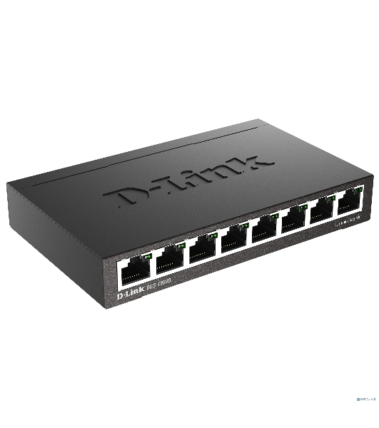 Коммутатор D-Link DGS-1008D/R1A, 8×1 Гбит/с, неуправляемый