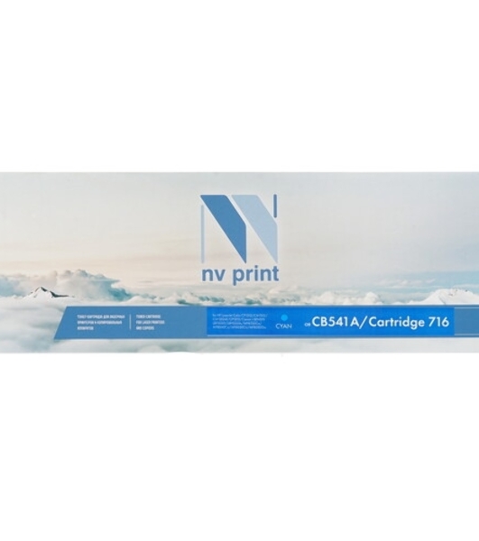 Картридж лазерный NVPrint совместимый HP CB541A/Canon 716 Cyan для LJ Color CP1215/1515/1518/(1400k)