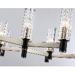 Люстра Ambrella light LH55503/9 SN/BK/CL сатин никель/черный/прозрачный E14*9 max 40W D760*760, фото3