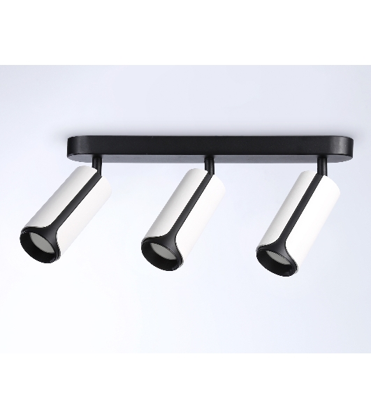 Светильник Ambrella light TN51603/3 WH/BK белый/черный GU10/3 380*60*195