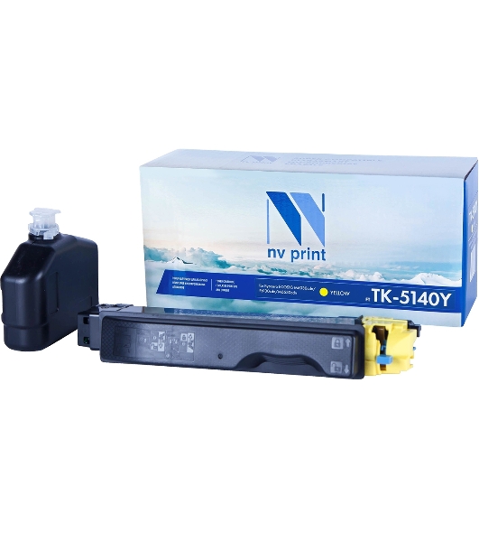 Картридж NVPrint совместимый Kyocera TK-5140 Yellow для ECOSYS M6030cdn/P6130cdn/M6530cdn (5000k)