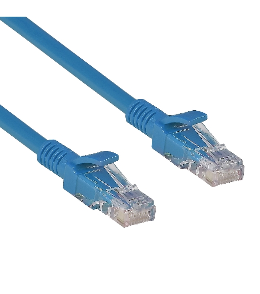Патч-корд ExeGate UTP-RJ45-RJ45-C6-0,5M-BL, UTP, cat.6, 0,5м, синий