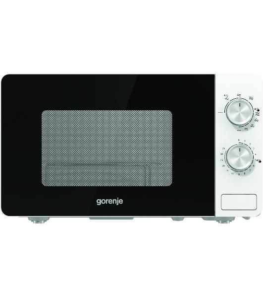 Микроволновая печь Gorenje MO20E2W белый, 20 л, 800 Вт, переключатели - поворотный механизм