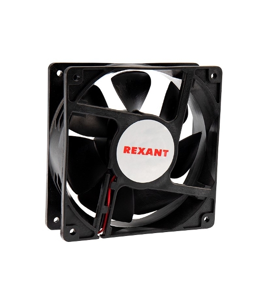 Вентилятор для корпуса Rexant RХ 12038HS 24 VDC черный, 120 мм, 2500 об/мин, 40 дБ, 2 pin