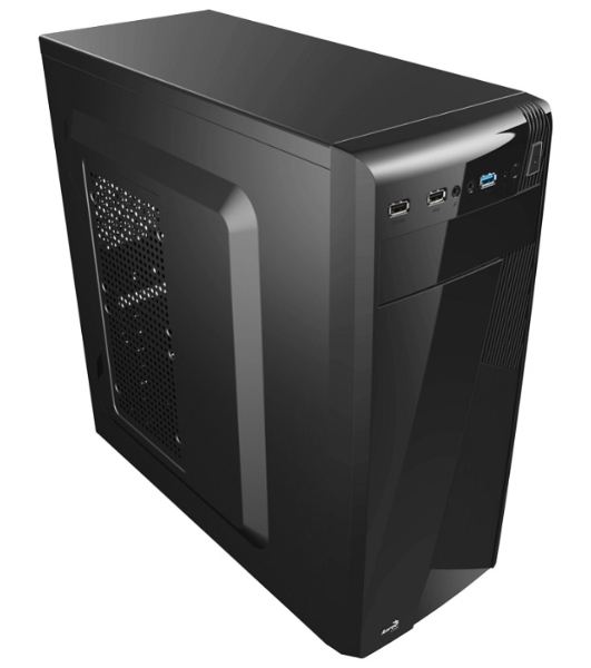 Компьютерный корпус Aerocool/Formula CS-1101 черный без БП ATX 2x120мм 1x140мм 2xUSB 2.0 1xUSB 3.0 audio