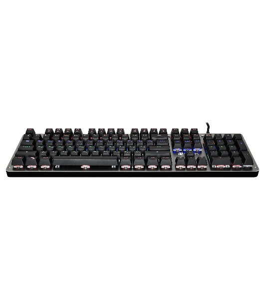 Клавиатура Oklick 970G Dark Knight проводная, USB Type-A, чёрный/серебристый