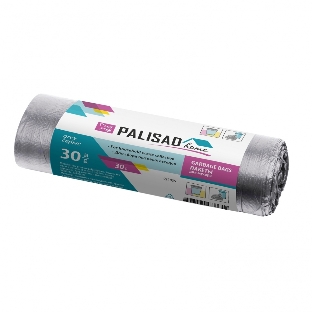 Пакеты для мусора Home Palisad 30 л x 30 шт. серые
