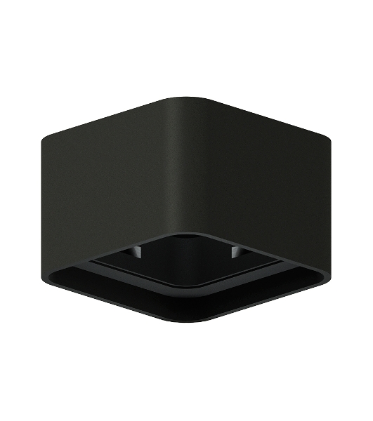 Корпус светильника C7833 SBK черный песок 95*95*H60mm MR16 GU5.3