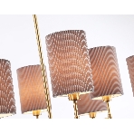 Люстра Ambrella light LH72383/8 BS/GR латунь/серый E14*8 max 40W D810*705, фото4