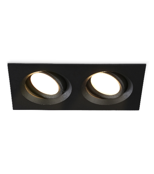 Светильник Ambrella light TN1146/2 BK черный IP44 GU5.3/2 180*95*38