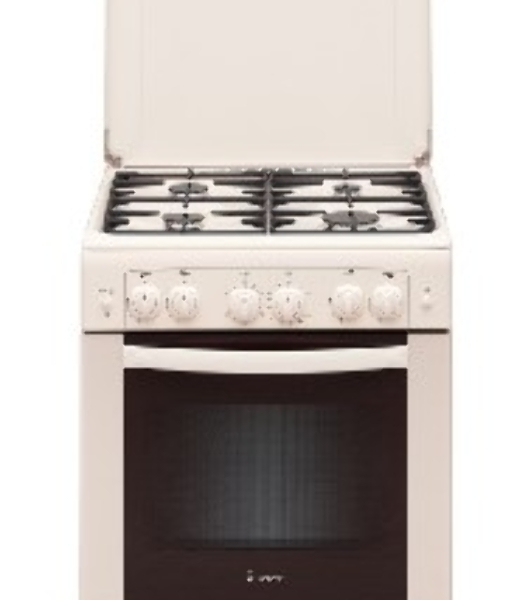 Плита газовая Gefest ПГ 6100-02 0167 бежевый, конфорок 4 шт, духовка 52 л, 60 см x 85 см x 60 см