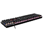 Клавиатура Oklick 970G Dark Knight проводная, USB Type-A, чёрный/серебристый, фото13
