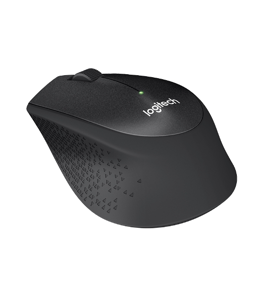 Мышь беспроводная Logitech M330 SILENT PLUS черный, 1000 dpi, радиоканал, USB, кнопки - 3