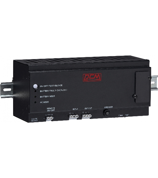 Источник бесперебойного питания Powercom DRU 500VA/300W, DIN Rail, 230V, RS-232, 2 year warranty (1114005)