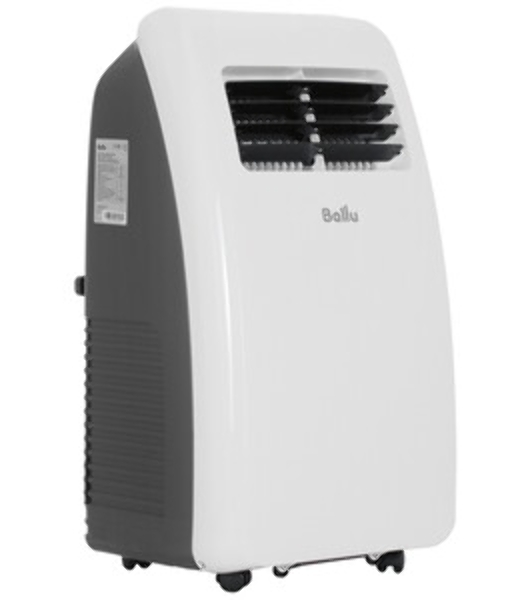 Кондиционер мобильный Ballu Aura BPAC-07 CP/N1_24Y 7000 BTU, 18 м², 47 дБ, охлаждение, осушение, белый