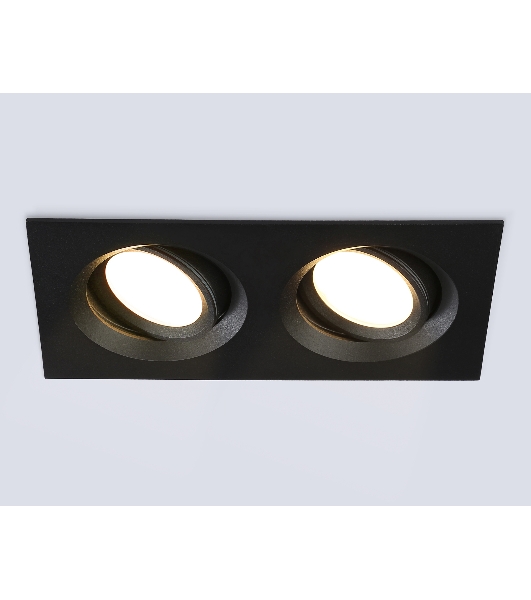 Светильник Ambrella light TN1146/2 BK черный IP44 GU5.3/2 180*95*38