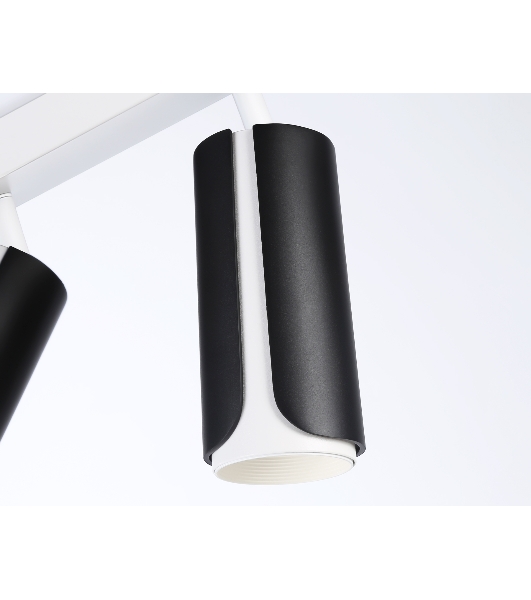 Светильник Ambrella light TN51605/3 BK/WH черный/белый GU10/3 380*60*195
