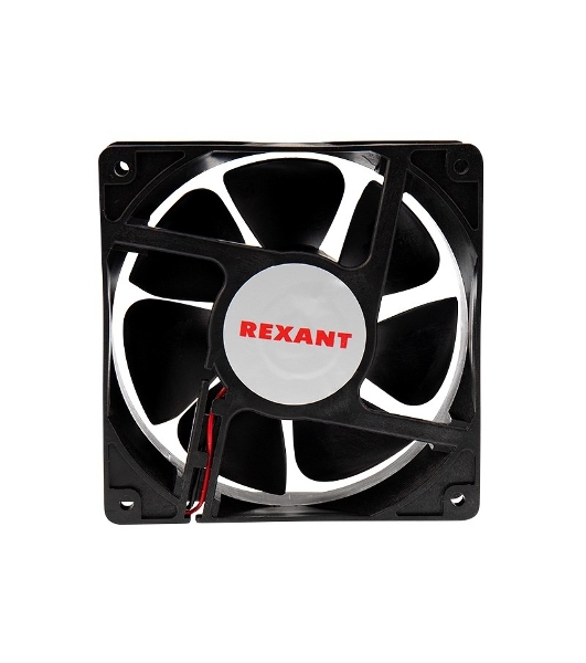 Вентилятор для корпуса Rexant RХ 12038HS 24 VDC черный, 120 мм, 2500 об/мин, 40 дБ, 2 pin
