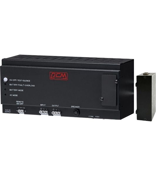 Источник бесперебойного питания Powercom DRU 500VA/300W, DIN Rail, 230V, RS-232, 2 year warranty (1114005)