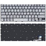 Клавиатура для ноутбука Samsung 740U3E NP740U3E серебристая, фото4