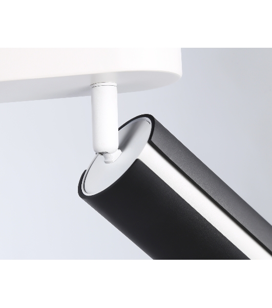 Светильник Ambrella light TN51605/3 BK/WH черный/белый GU10/3 380*60*195