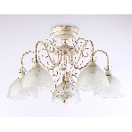 Светильник Ambrella light TR3057/5 BG/GD/FR бежевый/золото/белый матовый E27/5 max 40W D600*380, фото5
