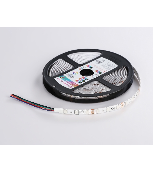 Светодиодная лента Ambrella light GS2302 5050 60Led/ 14.4W m/ 12V IP65 RGB/ 5000*10*2.87mm (4 конт.)