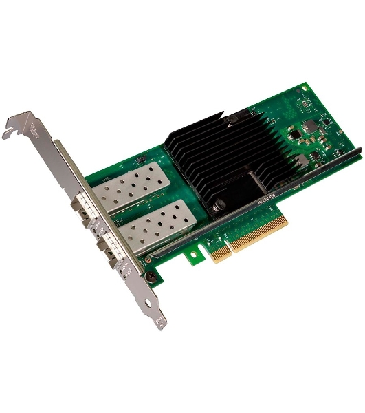 Сетевой Адаптер Intel Ethernet Converged Network Adapter X710-DA2, 10GbE/1GbE dual ports SFP+, open optics, PCI-E 3.0x8 (Low Profile and Full Height brackets included) bulk