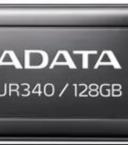 Флешка USB ADATA UR340 (AROY-UR340-128GbK), 128Gb, USB 3.2, R/W 100/30, черный
