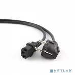 Кабель сетевой CAC10-EU-C13-3M Wize, 3 м, Евровилка 3 pin - C13, 10 А, черный, пакет, фото 1