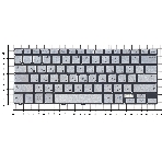 Клавиатура для ноутбука Samsung 740U3E NP740U3E серебристая, фото2