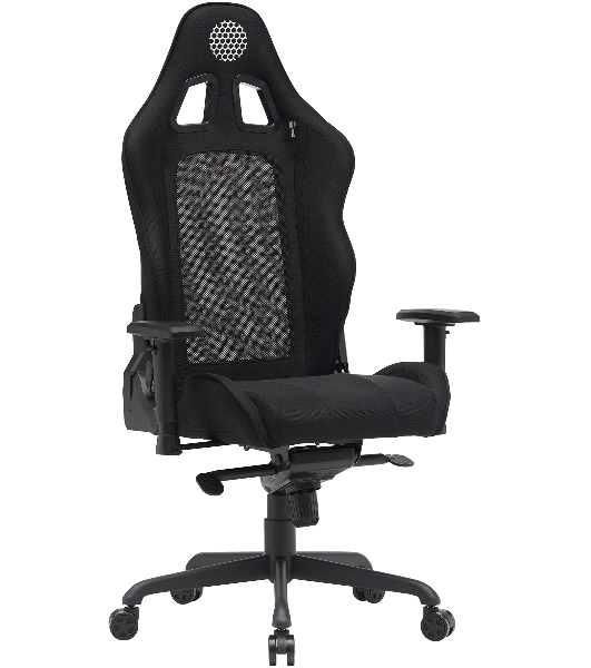 Кресло Cactus CS-CHR-MC04-BBK черный, экокожа